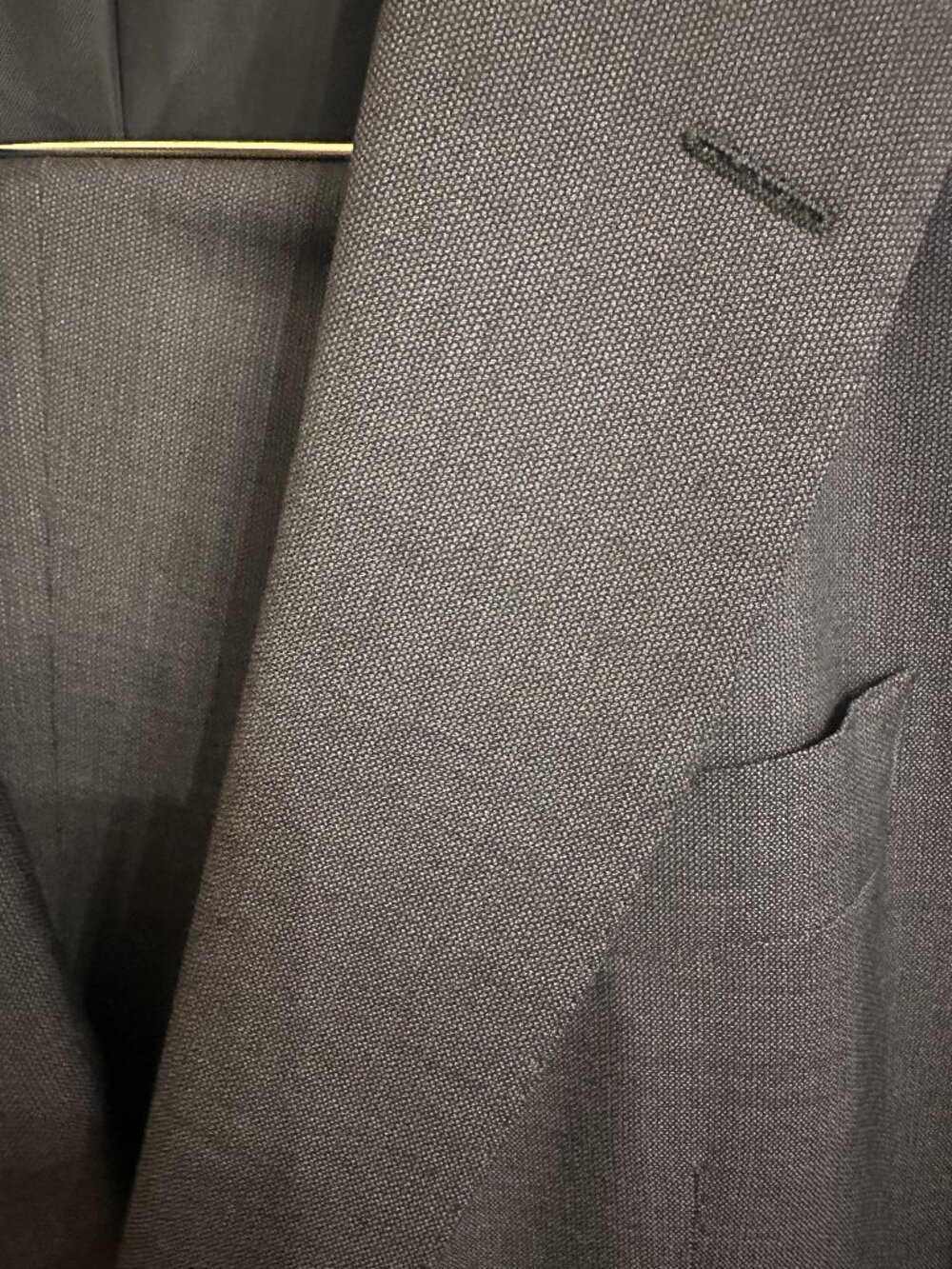BOSS Hugo Boss Piacenza Super 170's Gray 100% Virgin Wool Suit 42R - Picture 2 of 11